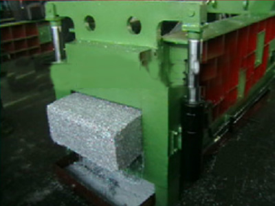 (Block) metal chip press machine